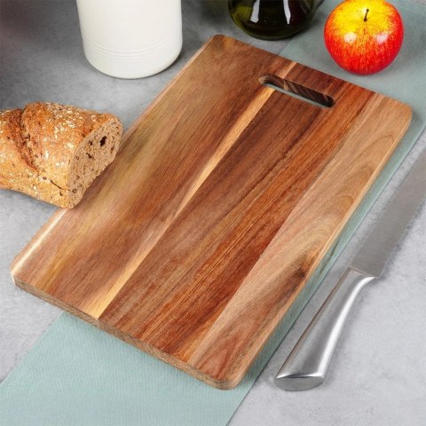EXCELLENT HOUSEWARE Deska do krojenia drewniana 40x25 cm