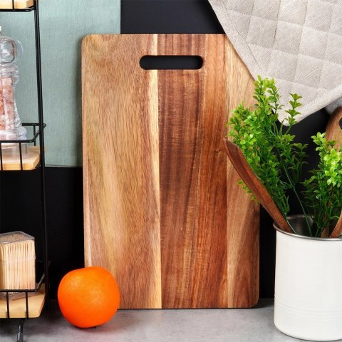 EXCELLENT HOUSEWARE Deska do krojenia drewniana 40x25 cm