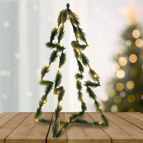 Home Styling Collection Choinka Ozdoba Świąteczna 30 LED Świecąca HOME STYLING COLLECTION 40 cm