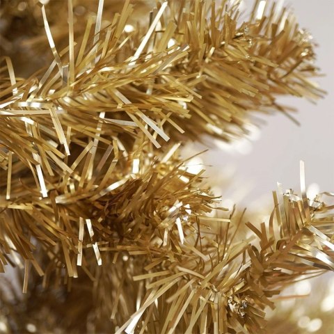 Home Styling Collection Choinka Świąteczna Sztuczna Złota Ozdobna ORION 120 cm