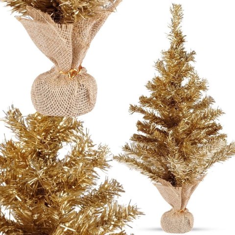 Home Styling Collection Choinka Sztuczna Świąteczna Dekoracyjna Złota HOME STYLING COLLECTION 60 cm
