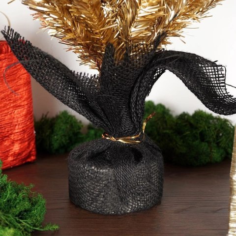 Home Styling Collection Choinka Sztuczna Świąteczna Dekoracyjna Złota Ozdobna ORION 90 cm