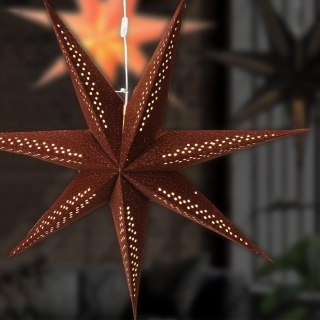 Home Styling Collection Gwiazda Ozdoba Świąteczna Świecąca Wisząca HOME STYLING COLLECTION 60 cm