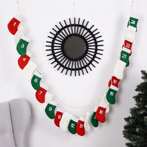 Home Styling Collection Kalendarz adwentowy filcowy 2,2 m