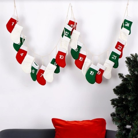 Home Styling Collection Kalendarz adwentowy filcowy 2,2 m