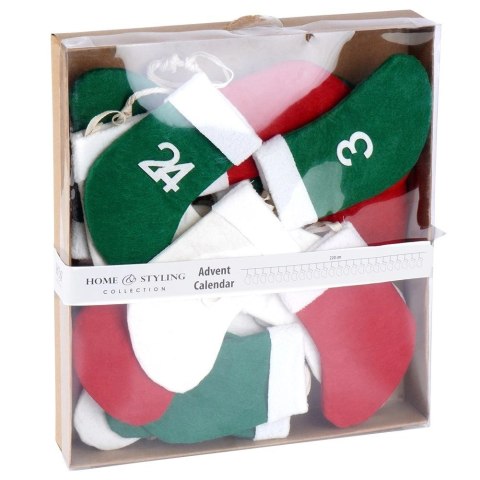 Home Styling Collection Kalendarz adwentowy filcowy 2,2 m