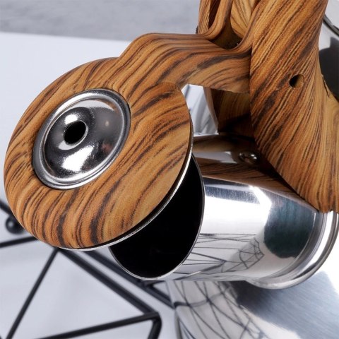 Orion Czajnik z gwizdkiem stalowy srebrny 1,5 l