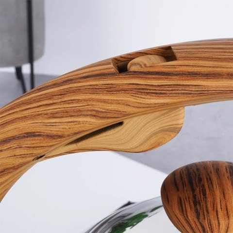 Orion Czajnik z gwizdkiem stalowy srebrny 1,5 l