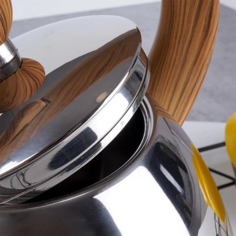 Orion Czajnik z gwizdkiem stalowy srebrny 1,5 l