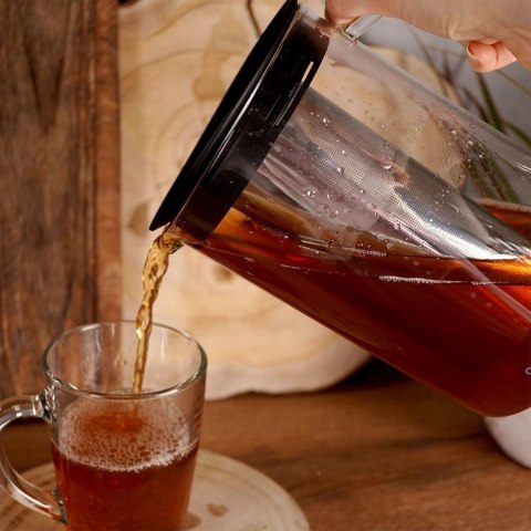 Orion Dzbanek z Zaparzaczem do Herbaty Napary Szklany Żaroodporny ORION 1,6 l