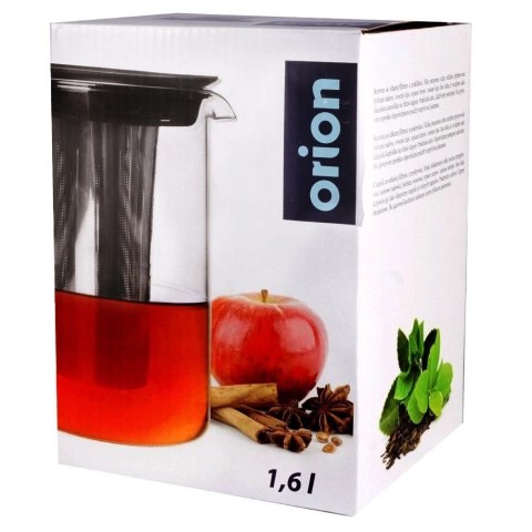 Orion Dzbanek z Zaparzaczem do Herbaty Napary Szklany Żaroodporny ORION 1,6 l