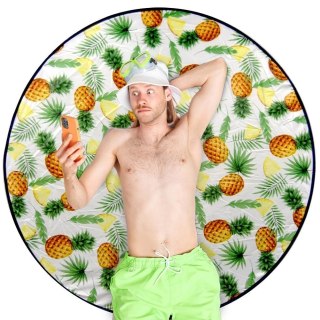 Orion Koc Mata Piknikowa Plażowa Okrągła Lekka z Pokrowcem Solidna PROBEACH 138cm