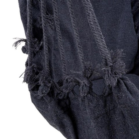 PROGARDEN Hamak Brazylijski Podwieszany Fotel Grafitowy z Poduszką ProGarden 45x45 cm