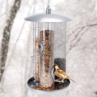 PROGARDEN Karmnik dla Ptaków na Kule Tłuszczowe Metalowy Potrójny ORION 36,5 cm