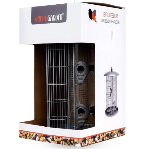 PROGARDEN Karmnik dla Ptaków na Kule Tłuszczowe Metalowy Potrójny ORION 36,5 cm