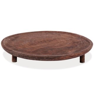 Vilde Deska do Serwowania Przekąsek na Nóżkach Podwyższeniu Drewniana VILDE 37 cm