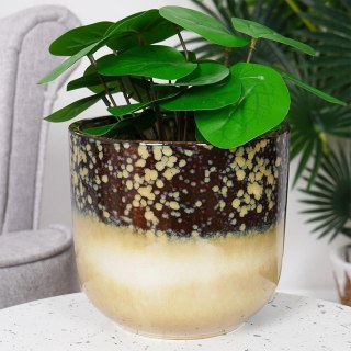 Vilde Doniczka Porcelanowa Szkliwiona Glazurowana Ozdobna Stylowa VILDE 17,5 cm