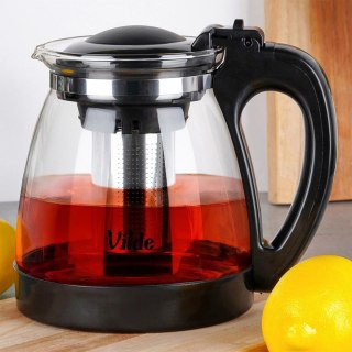 Vilde Dzbanek z Zaparzaczem do Napojów Herbaty Ziół Naparów Szklany VILDE 2 l