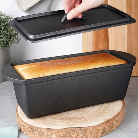 Vilde Forma do Wypiekania Chleba z Pokrywką Żeliwna VILDE 35 cm 3 L