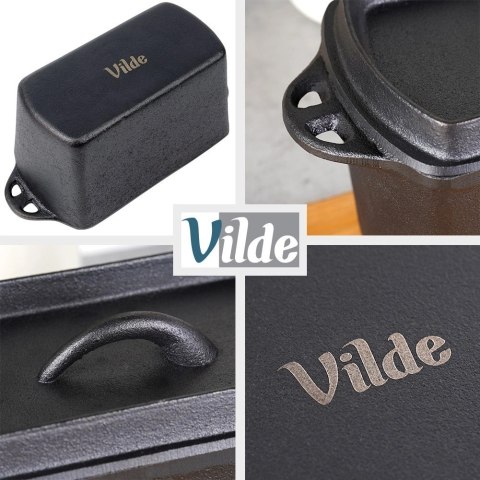 Vilde Forma do chleba z pokrywką żeliwna CAST LINE 27 cm, 2 l