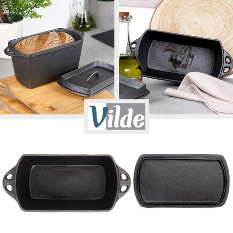 Vilde Forma do chleba z pokrywką żeliwna CAST LINE 27 cm, 2 l