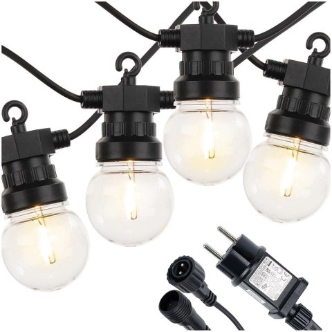 Vilde Girlanda Ogrodowa Dekoracyjna Żarówka Lampki LED VILDE 9,5 m 20 szt.
