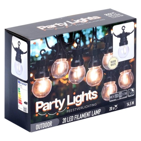 Vilde Girlanda Ogrodowa Dekoracyjna Żarówka Lampki LED VILDE 9,5 m 20 szt.