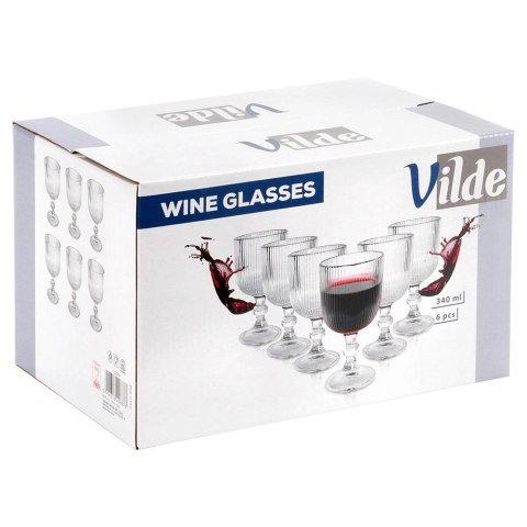 Vilde Kieliszki do wina szklane 340 ml 6 szt.