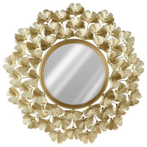 Home Styling Collection Lustro Ścienne Wiszące Złote Ozdobne Dekoracyjne ORION 52 cm