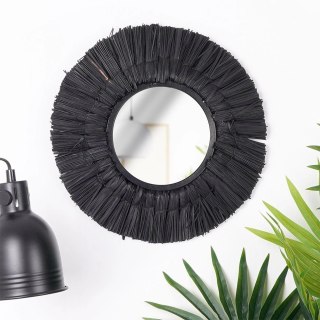 Home Styling Collection Lustro Ścienne z Ramą Wiszące Ozdobne Dekoracyjne Boho HOME STYLING 32 cm