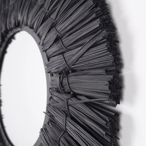 Home Styling Collection Lustro Ścienne z Ramą Wiszące Ozdobne Dekoracyjne Boho HOME STYLING 32 cm