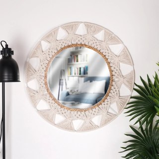 Home Styling Collection Lustro Ścienne z Ramą Wiszące Ozdobne Dekoracyjne HOME STYLING 55 cm