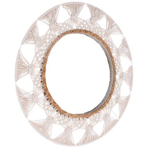 Home Styling Collection Lustro Ścienne z Ramą Wiszące Ozdobne Dekoracyjne HOME STYLING 55 cm