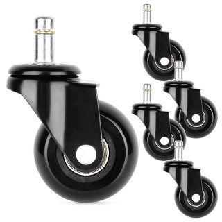 Vilde Kółka do Fotela Kauczukowe Obrotowe VILDE Śr. 5 cm 5 szt.