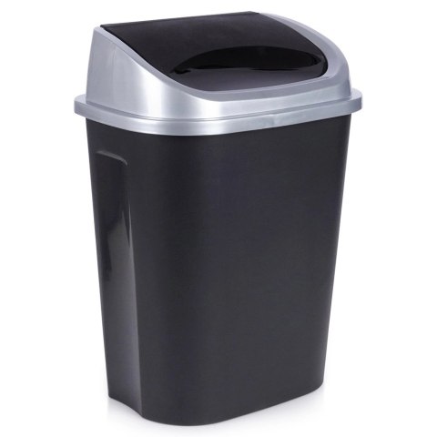 Vilde Kosz na Śmieci Odpady Plastikowy Czarny do Kuchni Łazienkowy VILDE 25 l