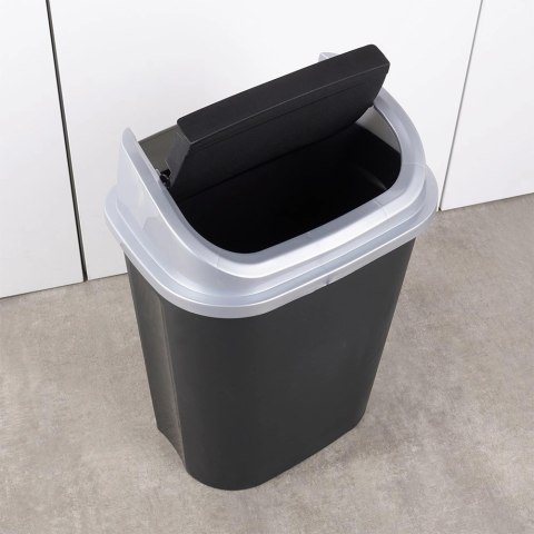 Vilde Kosz na Śmieci Odpady Plastikowy Czarny do Kuchni Łazienkowy VILDE 25 l