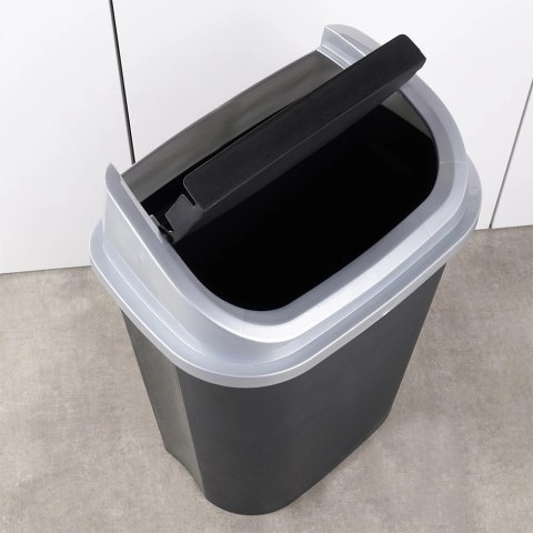 Vilde Kosz na Śmieci do Kuchni Plastikowy Czarny Uniwersalny VILDE 50 l