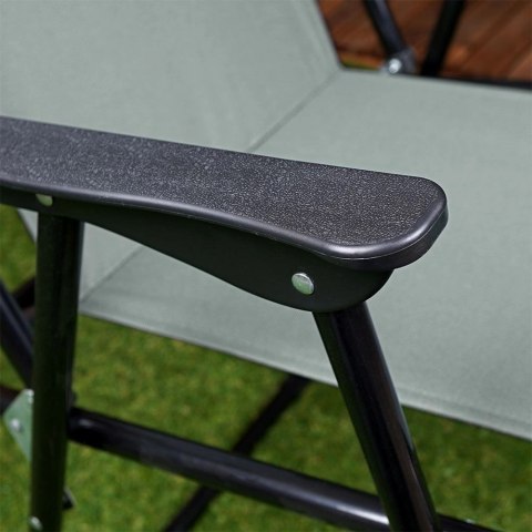 Vilde Krzesło na Plażę Biwak Wędkarskie Turystyczne Składane VILDE 54x44,5x72,5cm