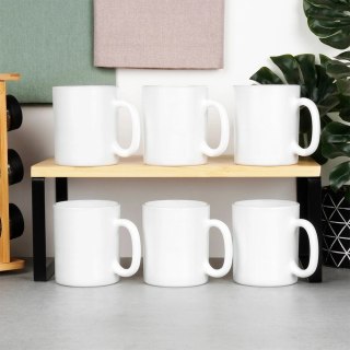 Vilde Kubki szklane białe 300 ml 6 szt.