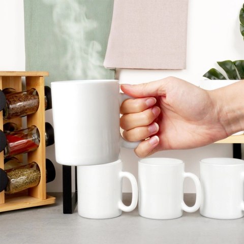 Vilde Kubki szklane białe 300 ml 6 szt.