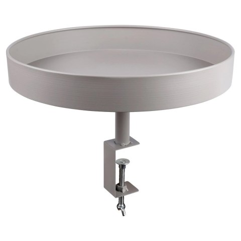 Vilde Kwietnik Stojak Metalowy Ozdobny Przykręcany Podstawka Szary VILDE 36 cm