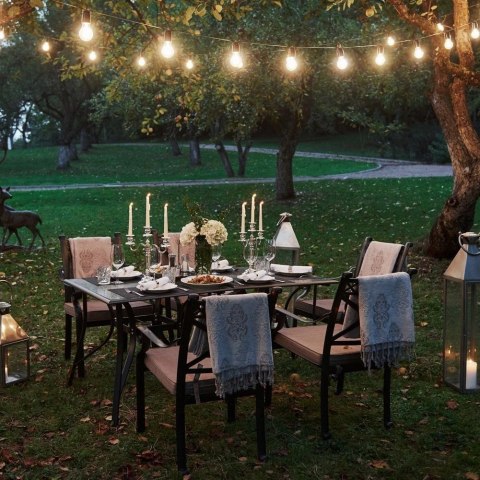 Vilde Lampki Led Girlanda Żarówki Ogrodowe Ozdobne Lekkie Solidne VILDE 12,5 m