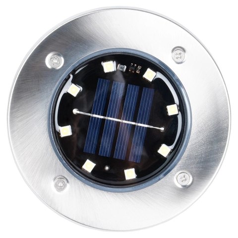 Vilde Lampki Ogrodowe Solarne LED Stalowe Wbijane VILDE 11,5 cm 12 szt.
