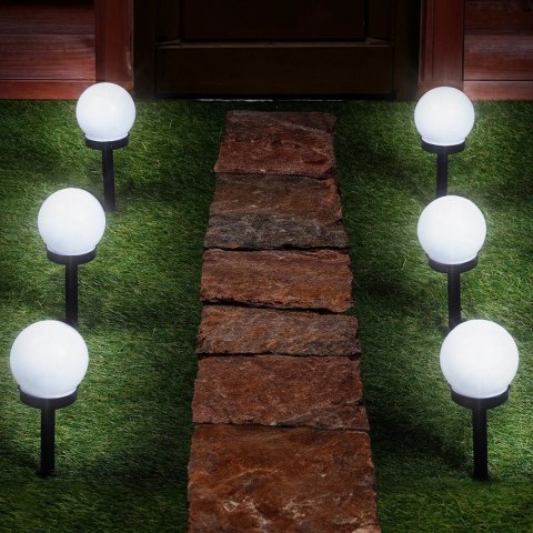 Vilde Lampki Ogrodowe Solarne LED Wbijane 33,5 cm 6 szt.