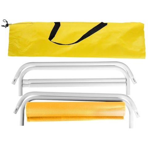 Vilde Leżak Plażowy Składany Metalowy z Torbą Transportową VILDE 86 x 51,5 cm