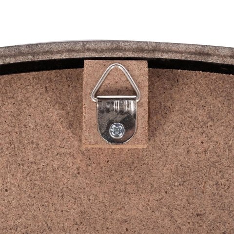 Vilde Lustro Ścienne Drewniane Czarne Okrągłe VILDE 50 cm