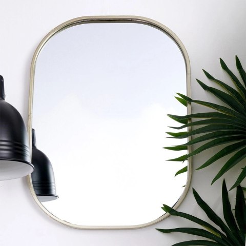 Vilde Lustro Ścienne Złote Wiszące Dekoracyjne Solidne Trwałe VILDE 28 x 40 cm