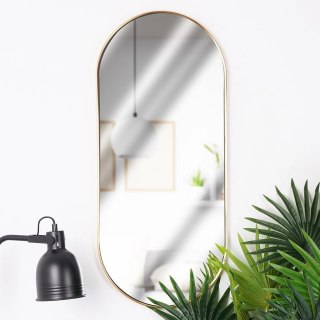 Vilde Lustro ścienne złote owalne 72x32 cm