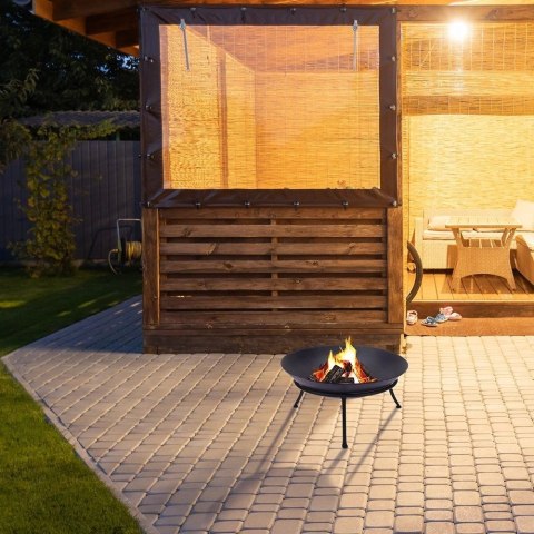 Ambiance Palenisko do Ogrodu Tarasu Ogrodowe Żeliwne Wklęsłe Solidne AMBIANCE 57 cm