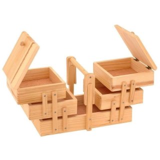 EXCELLENT HOUSEWARE Niciarka Organizer na Nici Drewniana EXCELLENT HOUSEWARE 30 x 16 x 20 cm